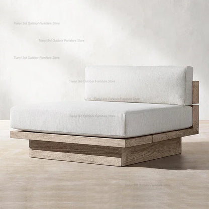 Japanese Style Waterproof and Sunscreen Garden Sofas Simplicity  Designer Modern Garden Sofas Art Outdoor Furniture Divano HBOS
