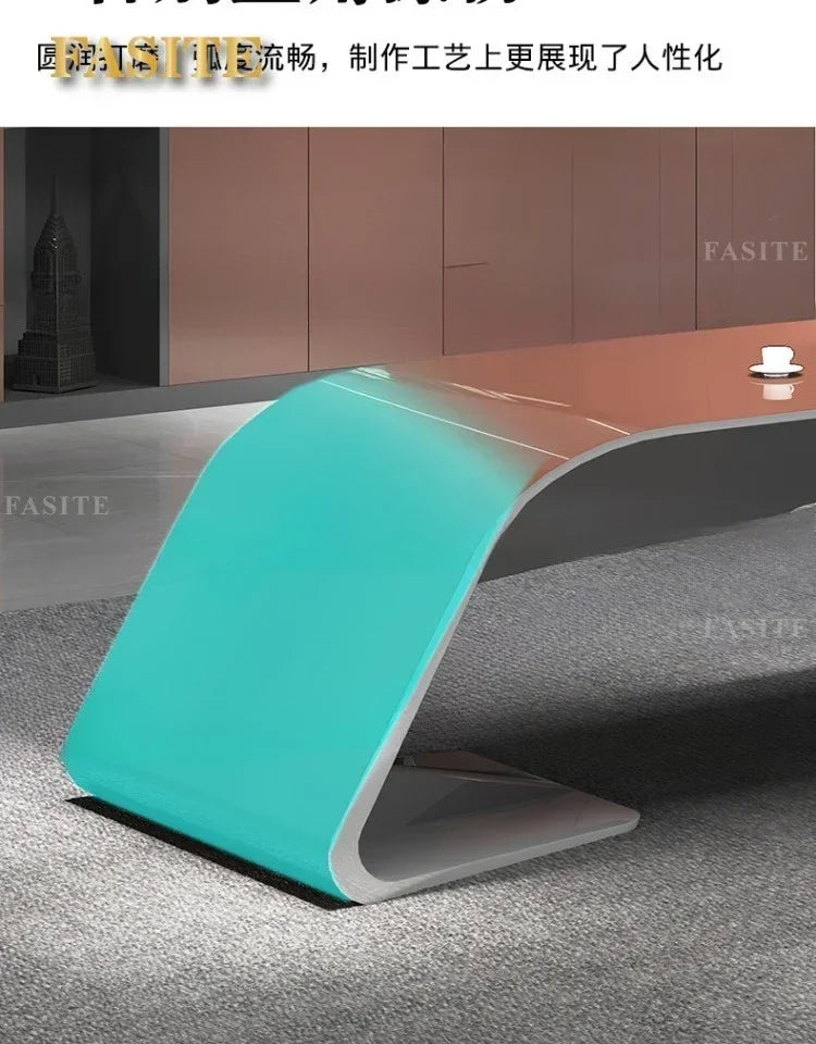 Office Furniture Desk Complete Boss Desk Modern Simple President's Desk