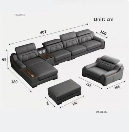 Living Room Sofa Combination Light Luxury Chaise Lounges Sofas for Living Room Personality Home Furniture