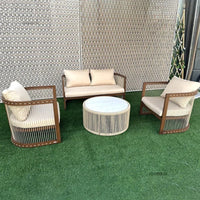 Outdoor Aluminum Alloy Garden Sofas Courtyard Open-air Leisure Sofa Chair Hotel Leisure Dining Chair Waterproof Single Chairs HH
