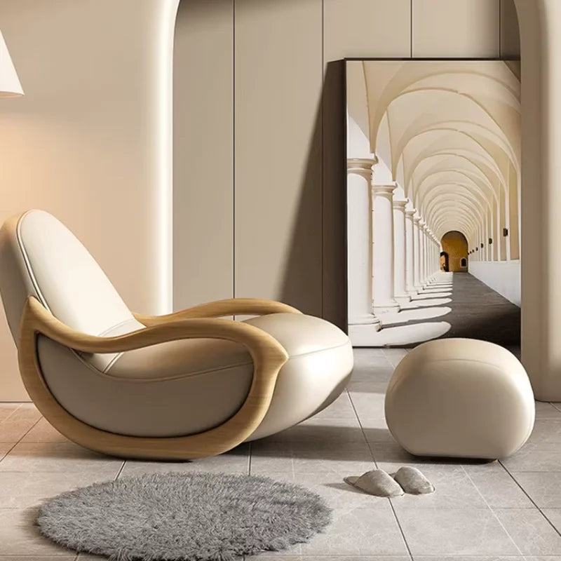 -+-White Comfort Living Room Chairs Large Nordic Ergonomic Modern Living Room Chairs Arm Designer Fauteuils De Salon Furniture H