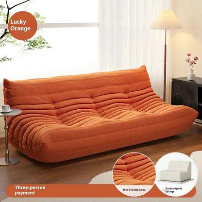 Modern Double Lazy Sofa Living Room Minimalist Relaxing Recliner Sofa Puff Comfortable Salas Y Sofas Muebles Rooam Decor