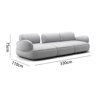 Snail sofa Milan Italian minimalist curved backrest adjustable modern simple wind sofa living room villa sofa