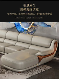 Nordic, leather, sofa, minimalist, living room, furniture, Italian, modern, minimalist