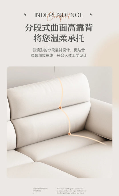 Minimalist Modern Sofa Electric Adults Cushion Comfortable Double Sofa Floor Apartment Divani Da Soggiorno Home Accessories