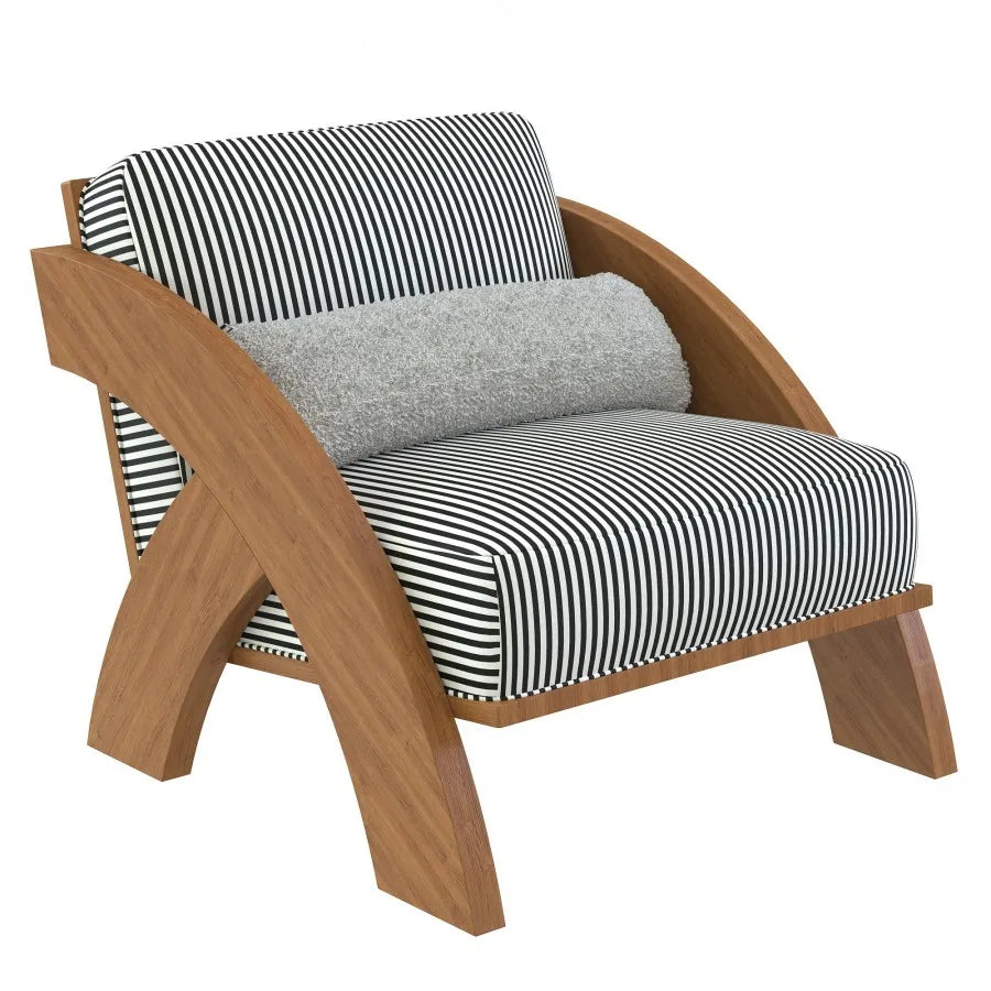 Nordic Luxury Design Solid Walnut Wood Reception Chair Simple Home Hospitality Club Furniture Living Room Hotel Net Red Leisure