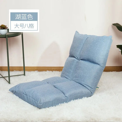 Hot Sale Adjustable Lazy Lounger Sofa Tatami Foldable Lounge Chair Floor Balcony Bay Window Leisure Long Sofa Bed Back Chair