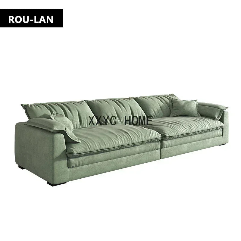 &S Comfy Modern Rectangular Sectional Sofa with Pillows Deep Seat Extra Large Couches Over Size Corner Sofa Living Room Sofas*