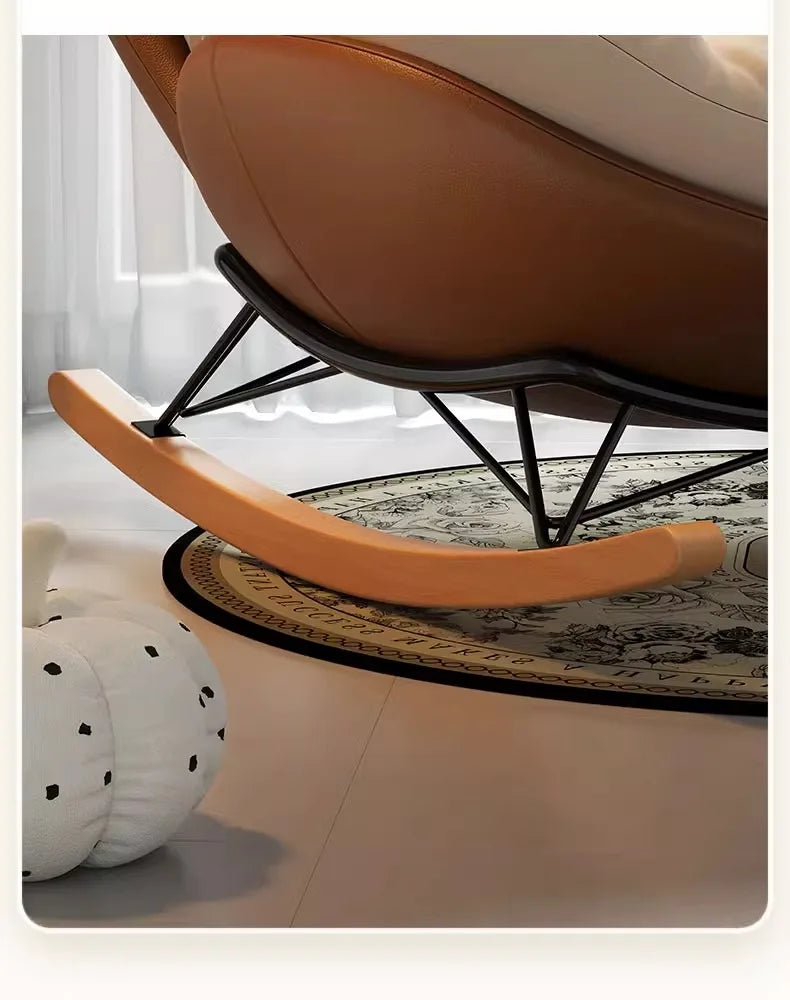 Unique Arm Chairs Rocking Lounge Salon Bedroom Lazy Relax Modern Reading Living Room Chairs Lounge Fauteuil Trendy Furniture