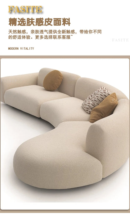 Reception Living Room Sofas White Curve Unique Designer Living Room Sofa Lazy Ergonomic Canape Salon Furniture