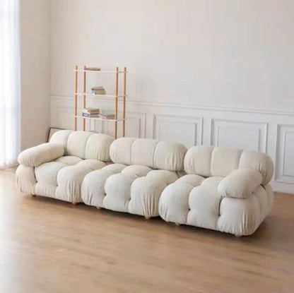 Sofa Combinations with Flexible Fabric Modules Furniture-Inspired Living Room Sofa Minimalist Style Comfortable