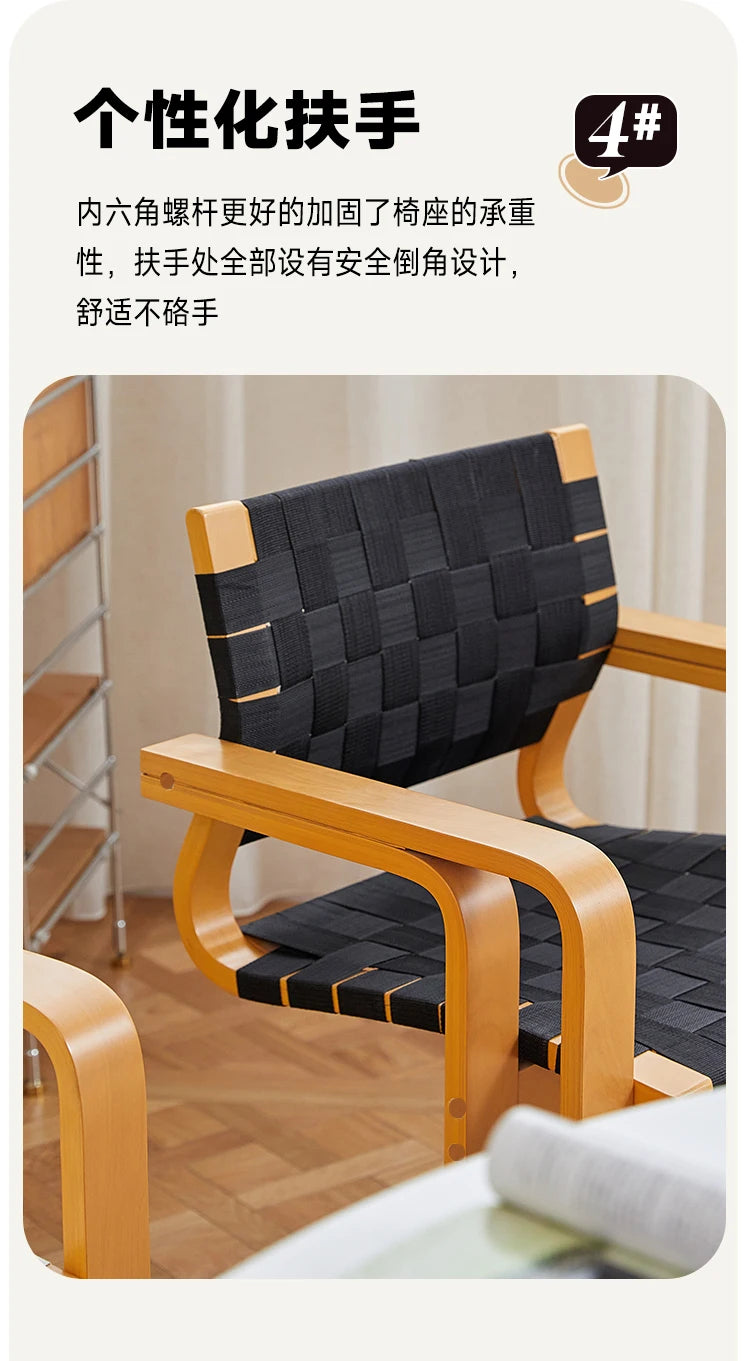 BJ Home Creative Personality Design Medieval Dining Chair Solid Wood Armrest Back Chair Simple Desk Chair
