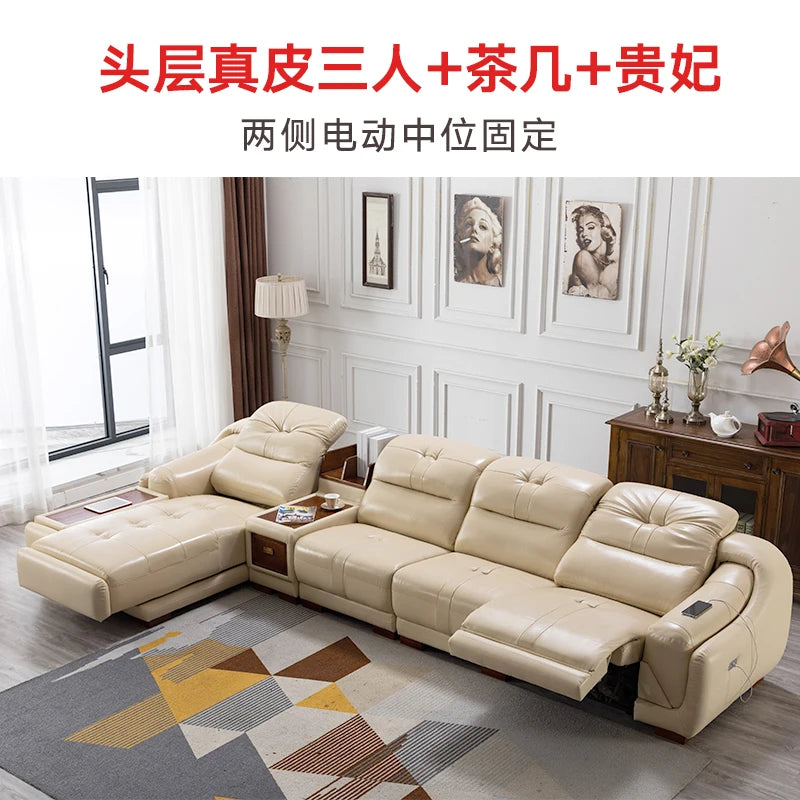 Extendeble Recliner Sofas Storage Luxury Electric Comfortable Sofas Cinema Bedrooms Sillas Para Sala De Estar Home Accessories