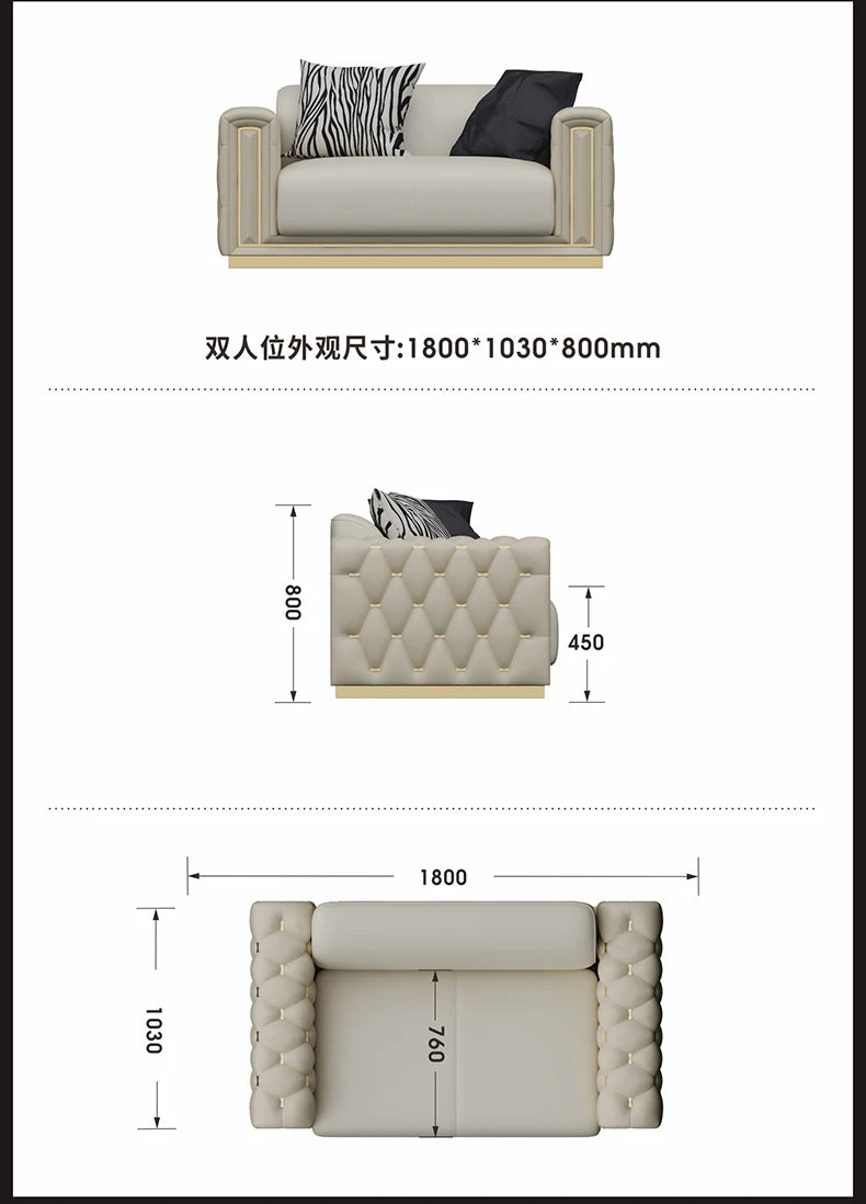 Classic Lounge Kids Sofa Floor Adults Armrest Comfortable Cushion Sofa Romantic Luxury Divani Da Soggiorno Home Furniture