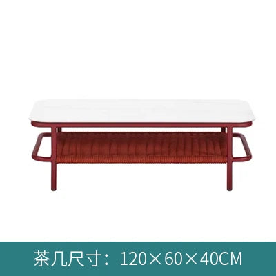 Outdoor rattan sofa, terrace, leisure rattan chair, tea table, courtyard villa, garden, living room, sunroom, rattan sofa combin