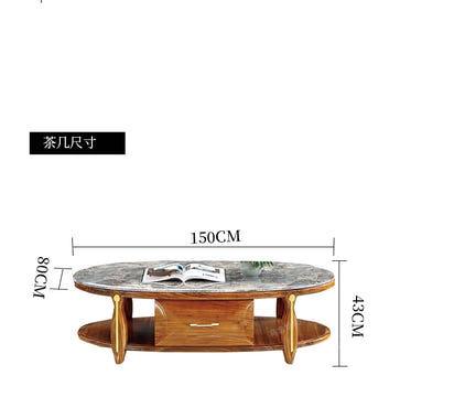 FY Ebony Wood Genuine Leather Sofa Solid Wood Sofa Living Room New Model