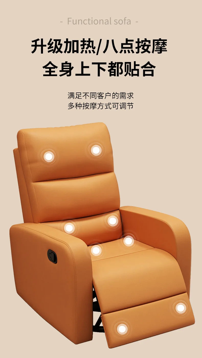 Lazy Multi-functional Sofa Beauty Salon Can Lie Flat Sofa Cabin Manicure Eyelash Shop Recliner Foot Bath Electric Sofa Chair