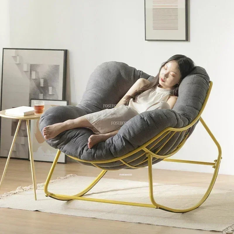 Adult Balcony Home Leisure Couch Sitting Room Single Sofa Internet Celebrity Rocking Chair