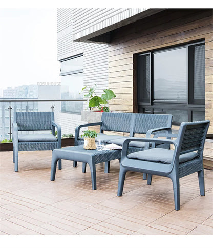 Creative Garden Furniture Sets Villa Terrace Patio Furniture Outdoor Set Household Leisure Outdoor Table and Chairs Combination