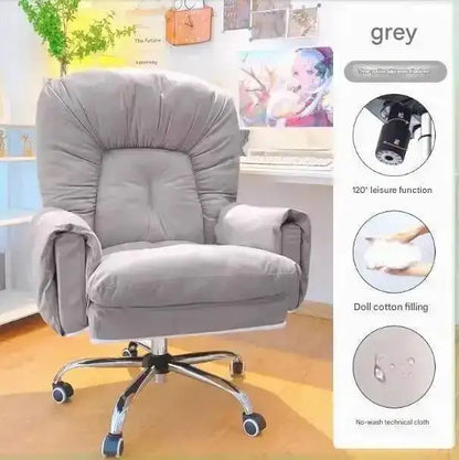Chair Office Modern Salon Luxury Lazy Ergonomic Executive Office Chair Relaxing Reading Wheels Mobilya Lounge Suite Furniture