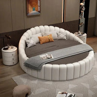 Large Modern Frame Double Bed Princess Organizer High Living Room Double Bed Bedroom Full Size Camas Matrimoniales Furniture