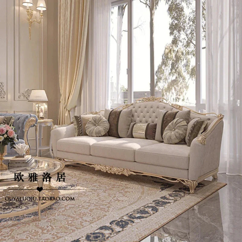 Europe Designer Sofa Chair Unique Wood Modern Recliner Living Room Sofas Love Seat White Cushion Sofas Para El Hogar Furniture