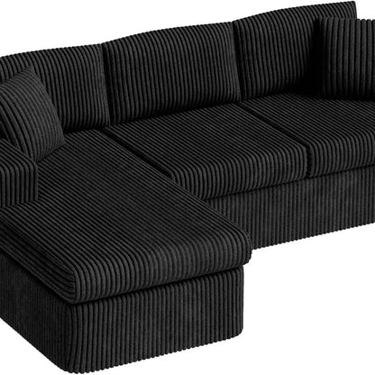 105" Boneless Couches for Living Room, Sectional Couches Modular Sofa with L-Shaped Chaise, Memory Foam Comfy Cloud，Customized