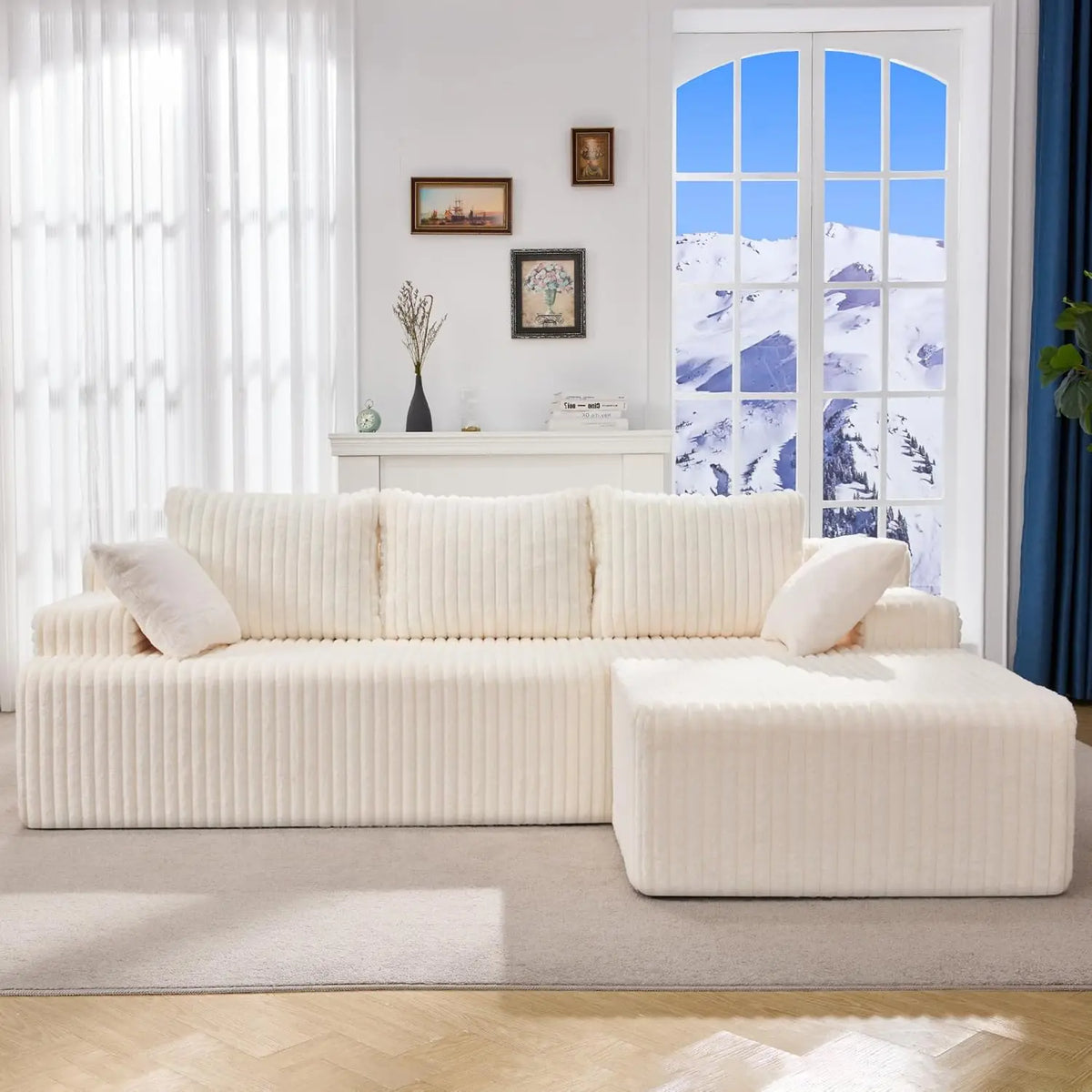 Modular Sectional Sofa Couches L-Shape Couch 3 Seat Modular Sofa Memory Foam Sectional Couches for Living Room,, Customized