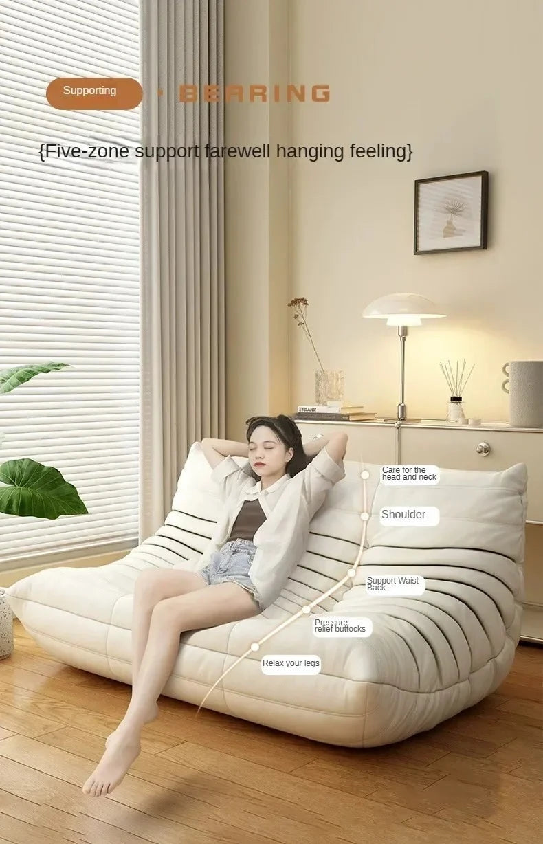 Caterpillar Sofa Designer, Two Person Lazy Leisure Chair, Three Person Small-sized Sofa