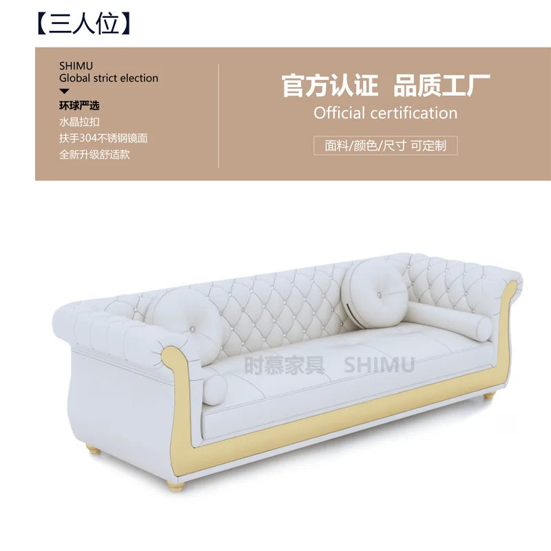Stylish Modern Luxury Reclining Sofa Perfect Corner Couch Chic Living Room Relaxation Elegance Deserve Canape Salon Decoration