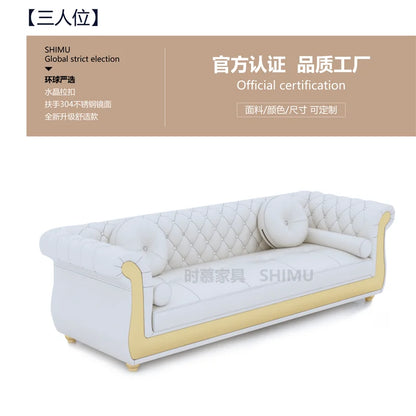 Stylish Modern Luxury Reclining Sofa Perfect Corner Couch Chic Living Room Relaxation Elegance Deserve Canape Salon Decoration
