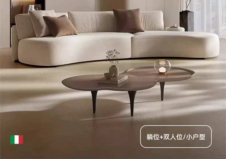 Italian minimalist special-shaped curved fabric sofa villa club small apartment living room home simple designer SOFA