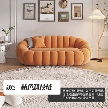 Cloud Sofa Plush Pumpkin Sofa Combination Soft And Comfortable Modern Living Room Sofa Suite Apartment Home Decoration Furniture