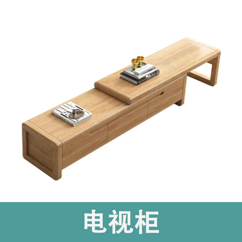 Solid wood sofa simple modern living room small apartment three-person winter and summer dormitory bed and breakfast sofa
