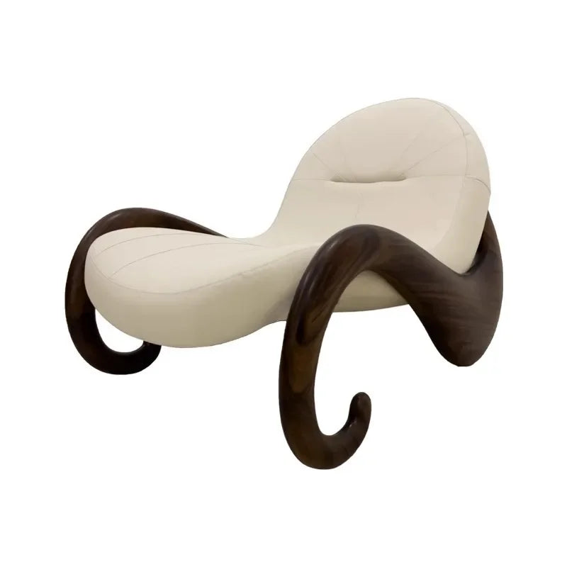 Sofa chair, creative, single, first class, ebony, living room, study, Italian, minimalist