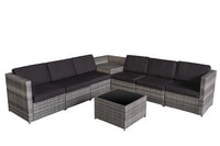 Hot SalesFactory Price Wicker Rattan Indoor/Outdoor Furniture Garden Sofa Set 8 PCS Wholesale Suppliers