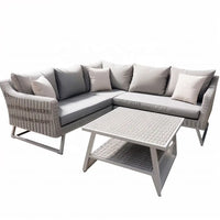 Hot selling outdoor rattan sofa sectional sofa set Rattan  luxury garden furniture patio sets outdoor furniture