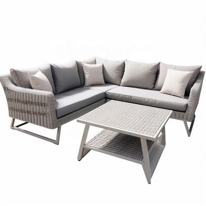 Hot selling outdoor rattan sofa sectional sofa set Rattan  luxury garden furniture patio sets outdoor furniture