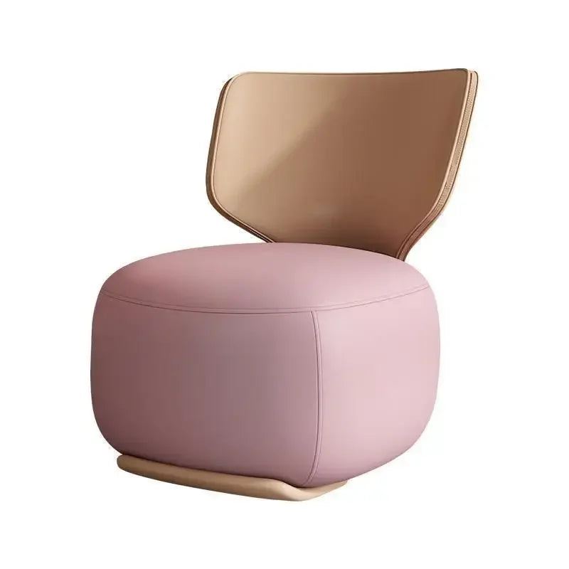 NewLog Light Luxury First Class Cabin Lounge Sofa Chair Nordic Living Room Fabric Low Stool Balcony Leisure Armchair