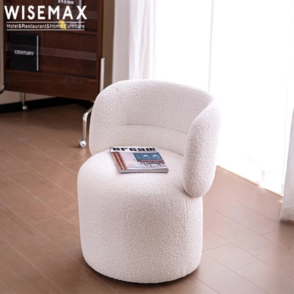 Wooden frame casual coffee chair elegant designer single waiting lounge sofa home living room