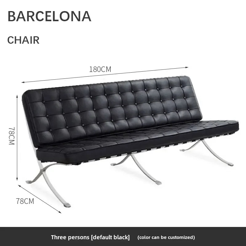 Designer Star Same Leisure Simple High-end Luxury Leisure Chair Nordic Single Barcelona Modern Recliner Chair Single Sofa Chair
