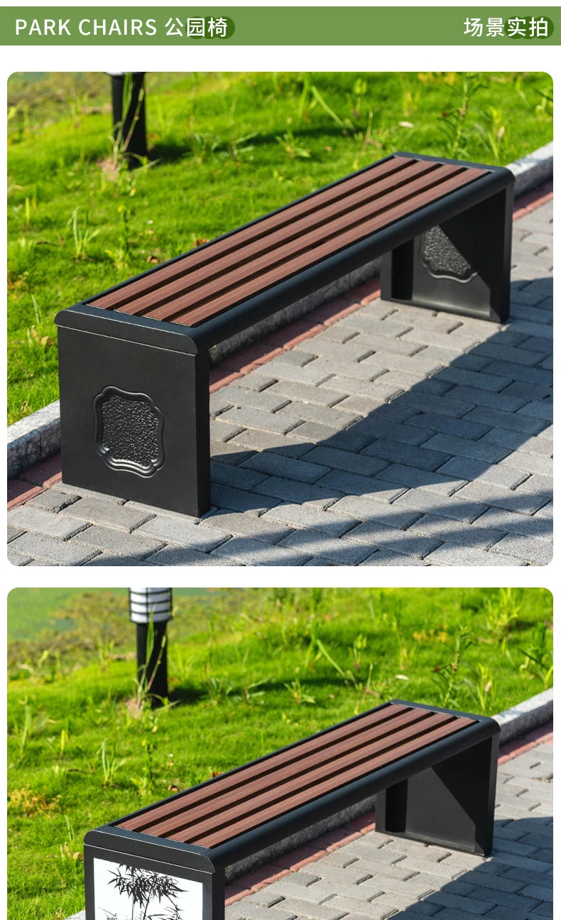 Chaise de parc, banc de loisirs en plein air, tabouret de cour, centre commercial, terrain de basket-ball, repos, chaise à rangée, meubles durables