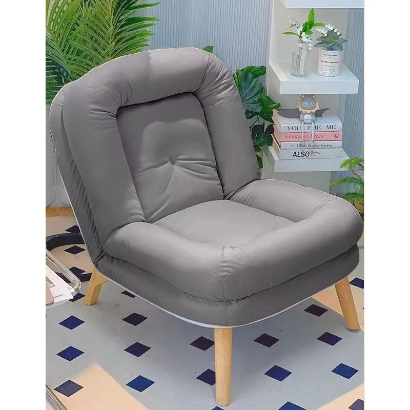 Sofa reclining small sofa single nap leisure chair bedroom reading recliner household simple lazy sofa