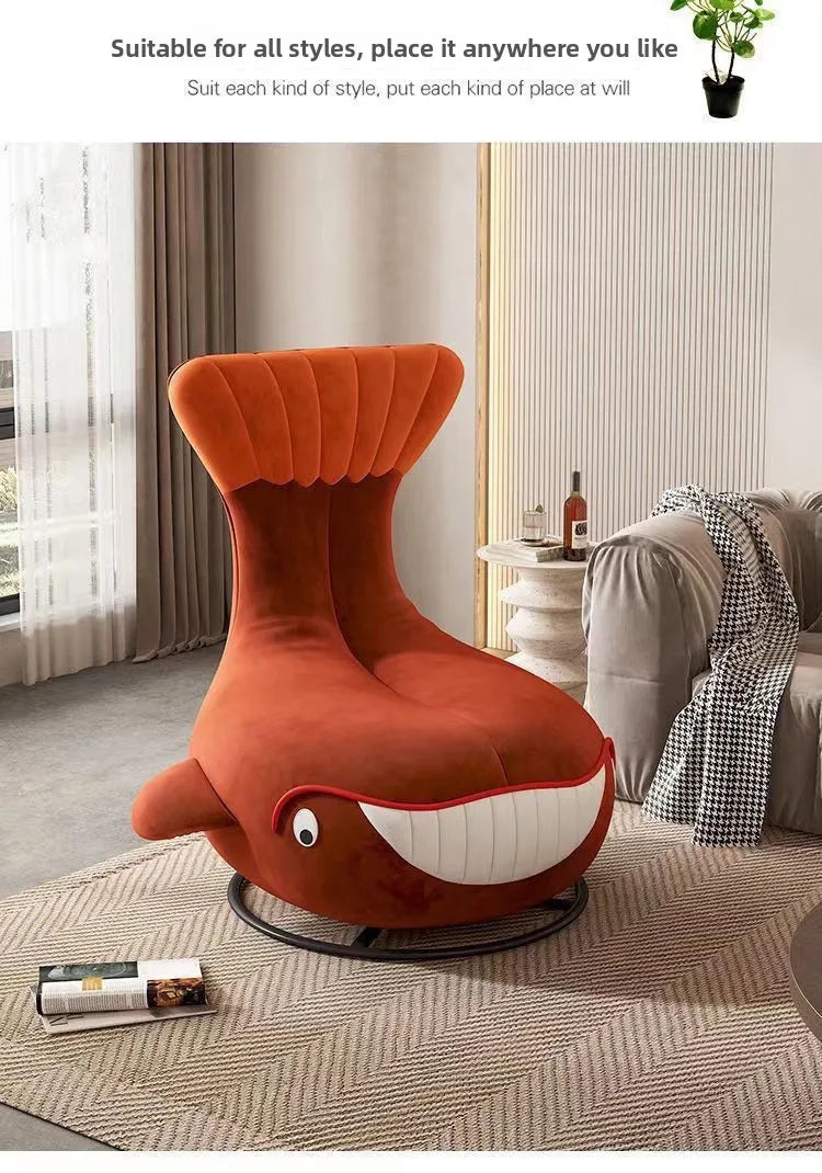 New Minimalist Shark Whale Apartment with 360 Degree Rotatable Bedroom,light Luxury,internet Famous Shark Ins Sofa,Nordic Style