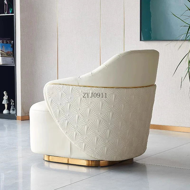 Modern Casual Rotating Leisure Chair Luxury Living Room Home Furniture Hotel Sofa Chair