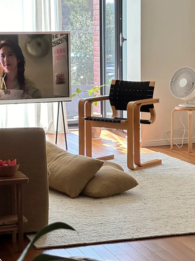 Wooden Dining Chairs Modern Dining Chair Living Room Armchairs Chair Minimalist Relaxing Office Stool Decorative Furniture