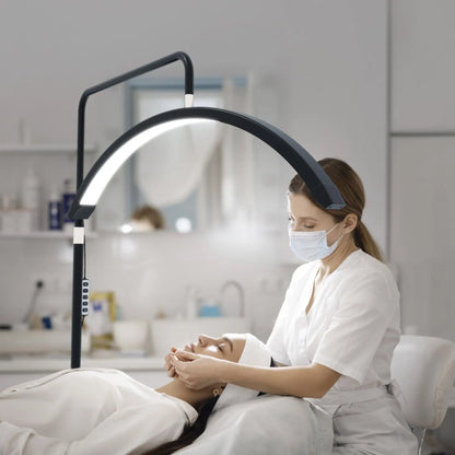 Half Moon Floor Standing Fill Light 40W Dimmable For Beauty Salon Beauty Trimming & Massage LED Lighting Fixtures