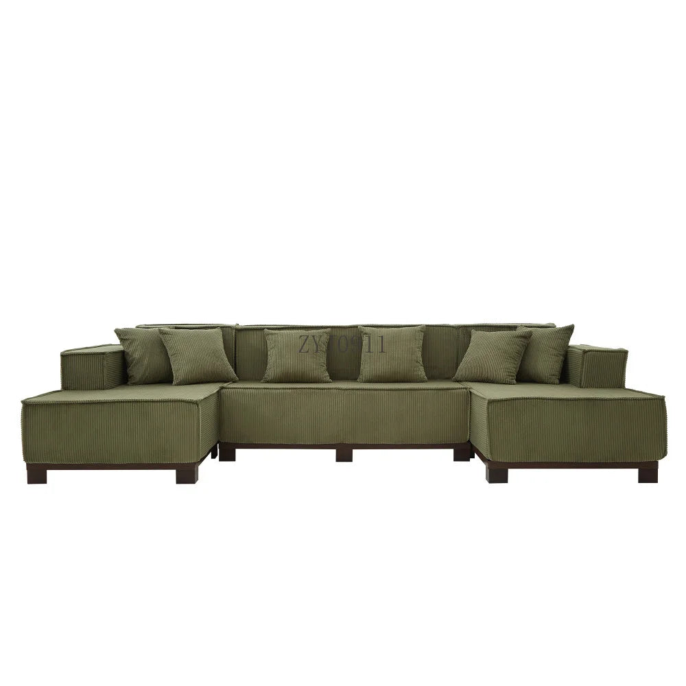 Modern U-Shaped Sectional Sofa 130