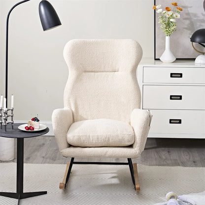 Lazy Sofa Rocking Chair Bedroom Lounge Chair Carefree Adult Living Room Single Balcony Leisure Rocking Chair Recliner Chairs