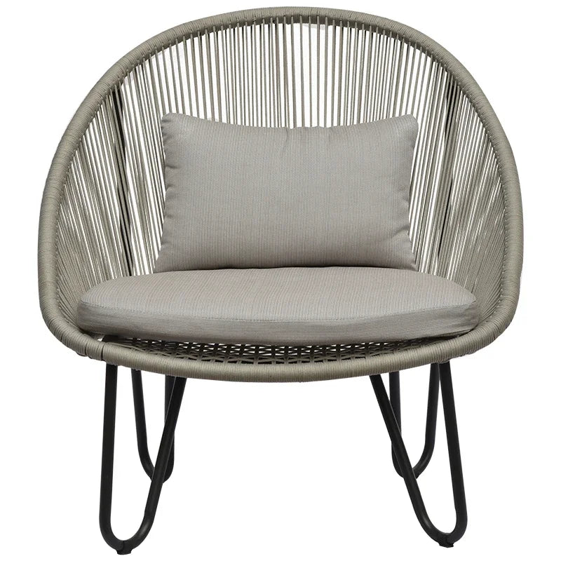 #Modern Aluminum Waterproof  Furniture Comfortable Outdoor Leisure Chair for Hotel Villa Garden from Factory Supply#